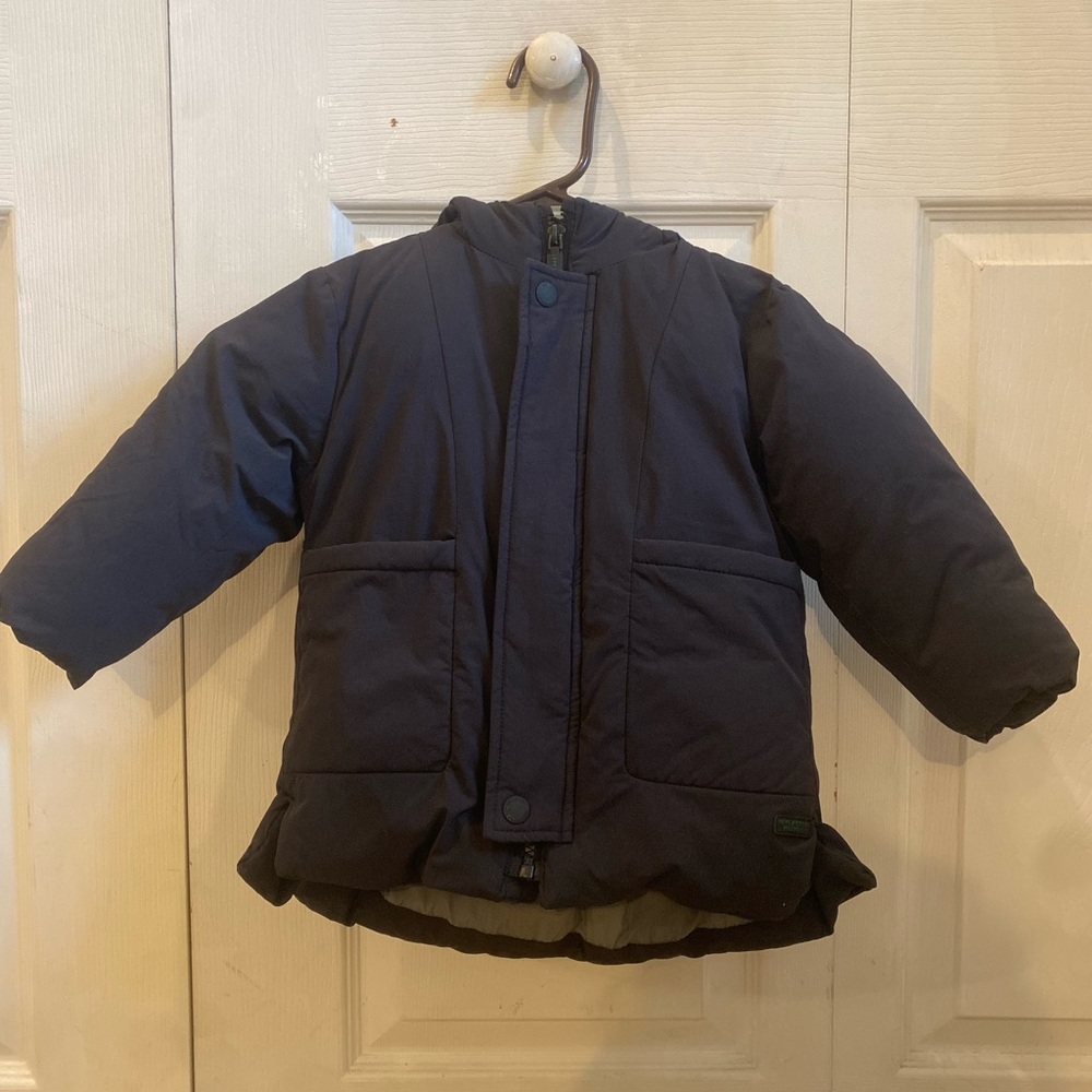 Zara 12-18M Black Toddler Winter Coat